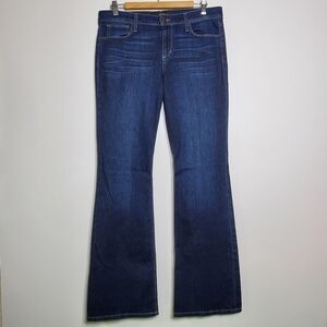 Joe's The Icon Flare Wilkins Dark Blue Stretch Denim Jeans Size 31